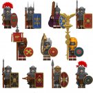11pcs Roman Legion Standard-bearer Minifigures Lego Compatible Roman Sets
