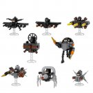 8pcs Fighter Toilet Man Astronaut Toilet Man Minifigures Lego Compatible Skibidi Toilet Set