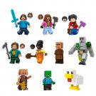 Steve Dawn Natalie Iron Golem Villager Piglin Minifigures Lego Compatible Minecraft Sets