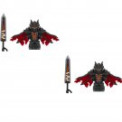 2pcs The Black Swordsman Minifigures Lego Compatible Anime Sets