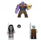 Zombie Thanos and Zombie Okoye Zombie Gamora Minifigures Lego Compatible New Avengers Set