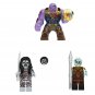 Zombie Thanos and Zombie Okoye Zombie Gamora Minifigures Lego Compatible New Avengers Set