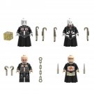 4pcs Pinhead Minifigures Lego Compatible Hellraiser movie Sets