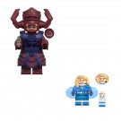 Galactus vs Invisible Woman Minifigures Lego Compatible The Fantastic Four First Steps Sets