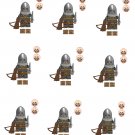 9pcs Sassanid Archer Minifigures Lego Compatible Medieval Knight Set