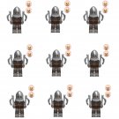 9pcs Forward Warrior Minifigures Lego Compatible Medieval Knight Set