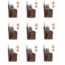 9pcs Lancer Minifigures Lego Compatible Medieval Knight Set
