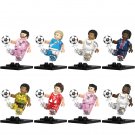 Haaland Muller Suarez Vinicius Jobe Bellingham Minifigures Lego Compatible Football Star Set
