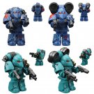 Dark Angel and Ultramarines Minifigures Lego Compatible Space Marines Sets