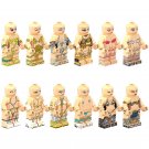 12pcs Hathor Gite Goddess Binya Fantasy Nun Minifigures Lego Compatible Girl Sets