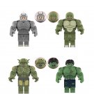 Big Rhino Lizard Zombie Abomination Hulk Minifigures Lego Compatible Super Heroes Sets