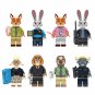 Nick Judy Dawn Bellwether Flash Chief Bogo Minifigures Lego Compatible Comic Movie Sets
