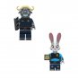 Chief Bogo and Judy Minifigures Lego Compatible 2025 Comic Movie Set