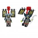 12pcs Skeleton Knights Minifigures Lego Compatible Ninjago Sets