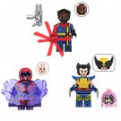 Bishop Wolverine Magneto Minifigures Lego Compatible New X-Men Sets