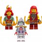 3pcs Wyldfyre Pixal Minifigures Lego Compatible Ninjago‌ Sets