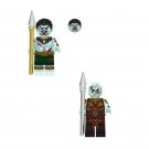 Zombie Okoye VS Zombie Namor Minifigures Lego Compatible Zombie Avengers‌ Sets