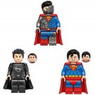 Mechanical Superman Blackened Superman Minifigures Lego Compatible Superman Army Sets