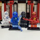 Transparent Kai Jay Cole Lloyd Minifigures Lego Compatible Ninjago Sets
