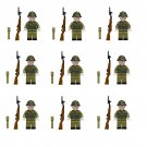 9pcs Vietnam commando Minifigures Lego Compatible Vietnam War Sets
