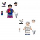Raphael Dias Belloli and Federico Valverde Minifigures Lego Compatible Europe Football star Sets