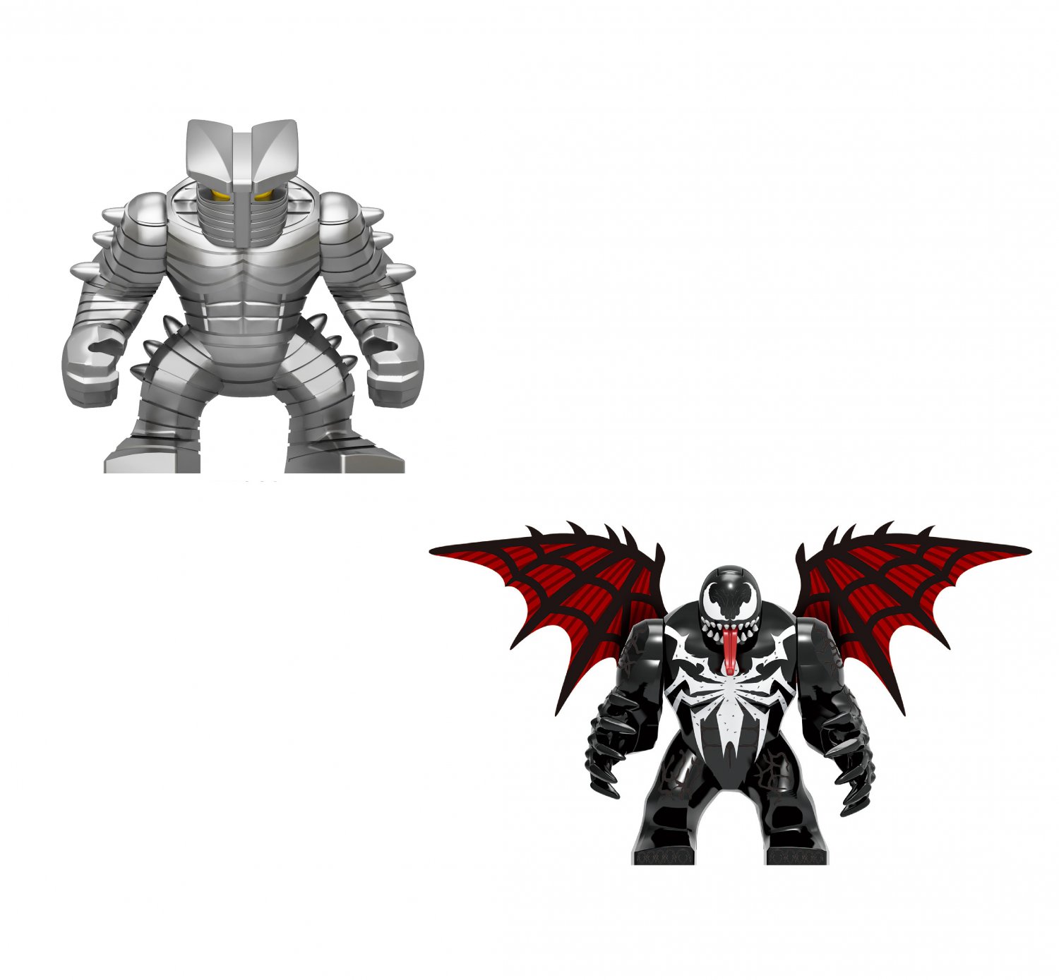 Big Destroyer VS Big Venom Minifigures Lego Compatible Big Super Heroes Sets