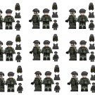 9pcs Federal Bureau of Investigation SWAT Minifigures Lego Compatible American City Sets