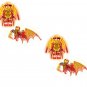 4pcs Golden Divine Dragon Kai Minifigures Lego Compatible Ninjago Sets