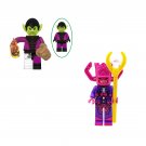 Super Skrull and Galactus Minifigures Lego Compatible The Avengers Sets