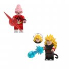 Devil Buu and Bardock Minifigures Lego Compatible Dragon Ball Z Sets