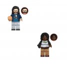 John Economos and Leota Adebayo Minifigures Lego Compatible Peacemaker Season 2 Sets