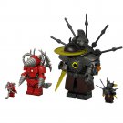Titan Drillman and Clock Man Minifigures Lego Compatible Skibidi Toilet Sets