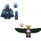 Sentry and Hawkgirl Minifigures Lego Compatible Super Heroes Movie Sets