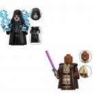 Palpatine VS Mace Windu Minifigures Lego Compatible Star Wars Movie Set