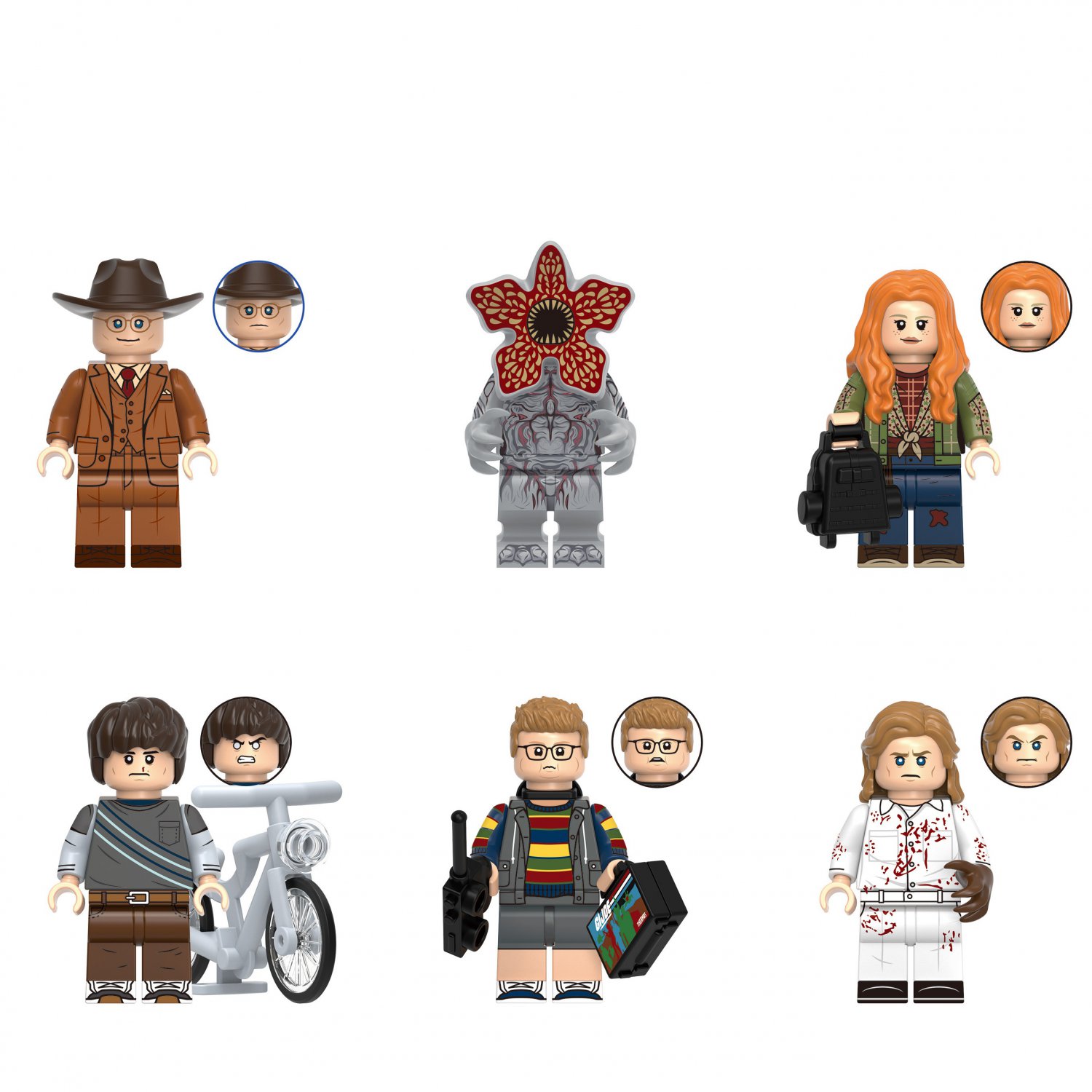 Mr.Whatsit Will Derek Max Vecna Minifigures Lego Compatible Stranger Things Season 5 Sets