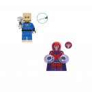 Fantastic Four Spider-Man and Magneto Minifigures Lego Compatible Super Heroes Movie Sets