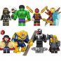 Thanos Venom Spider-man Hulk Hawkeye Minifigures Lego Compatible New The Avengers Sets