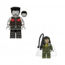 Viper and Colossus Minifigures Lego Compatible Super Heroes Movie Sets