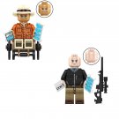 Hector Salamanca and Mike Minifigures Lego Compatible Breaking Bad TV Sets