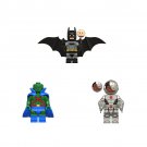 Cyborg Martian Manhunter Batman Minifigures Lego Compatible DC Super Heroes Set