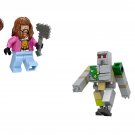 Garrett Garrison and Iron Golem Minifigures Lego Compatible Minecraft Sets