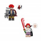 Shanks and Eustass Kid Minifigures Lego Compatible One Piece Sets
