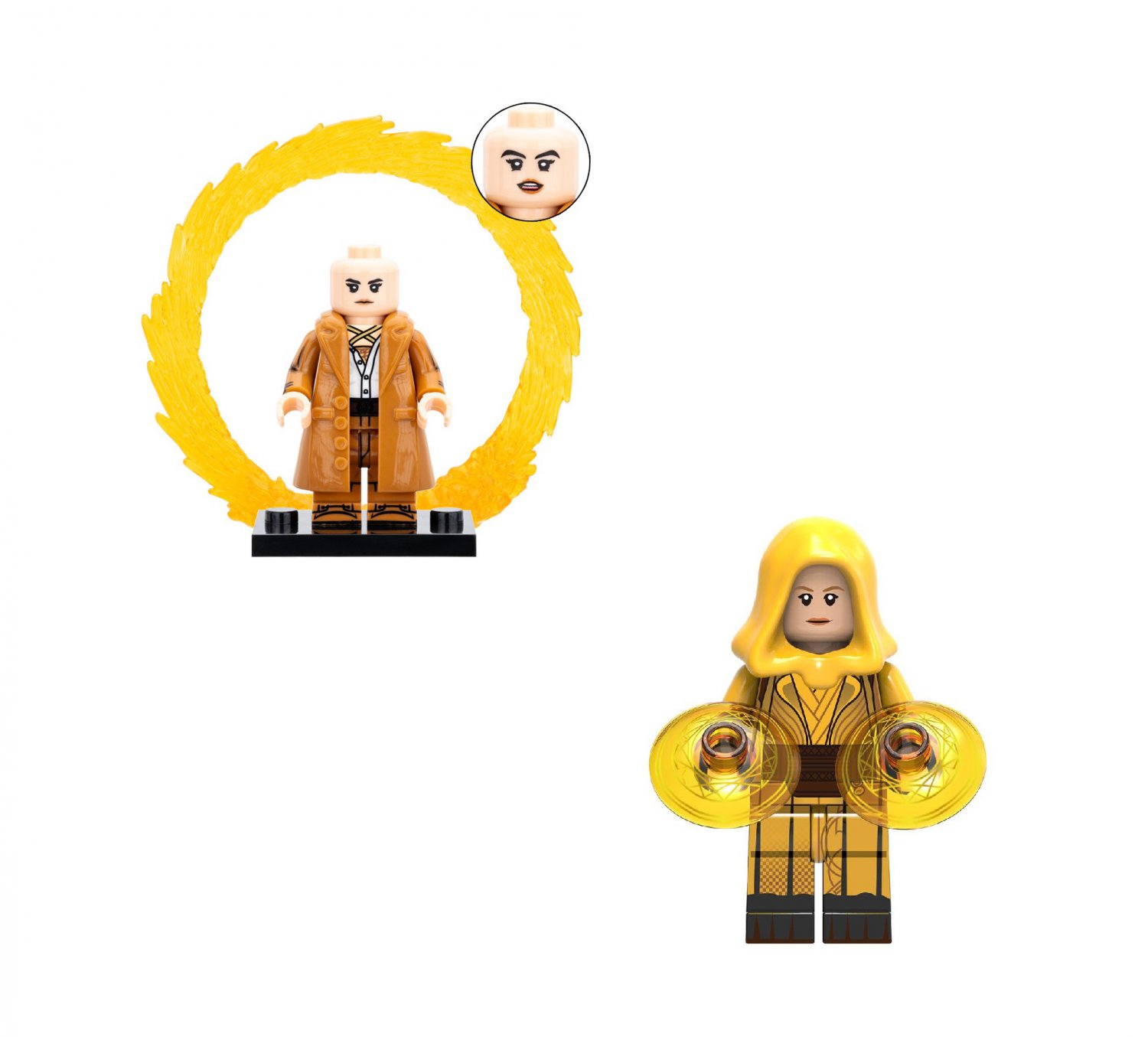 Cassandra Nova Xavier and Ancient One Minifigures Lego Compatible Doctor Strange Sets