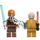 Supreme Leader Snoke and Plo Koon Minifigures Lego Compatible Star Wars movie Sets