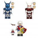 Blue Dragon White Dragon and Peacemaker Minifigures Lego Compatible Peacemaker Season 3 Set