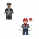 Tony Stark and Peter Parker Minifigures Lego Compatible The Avengers character Sets