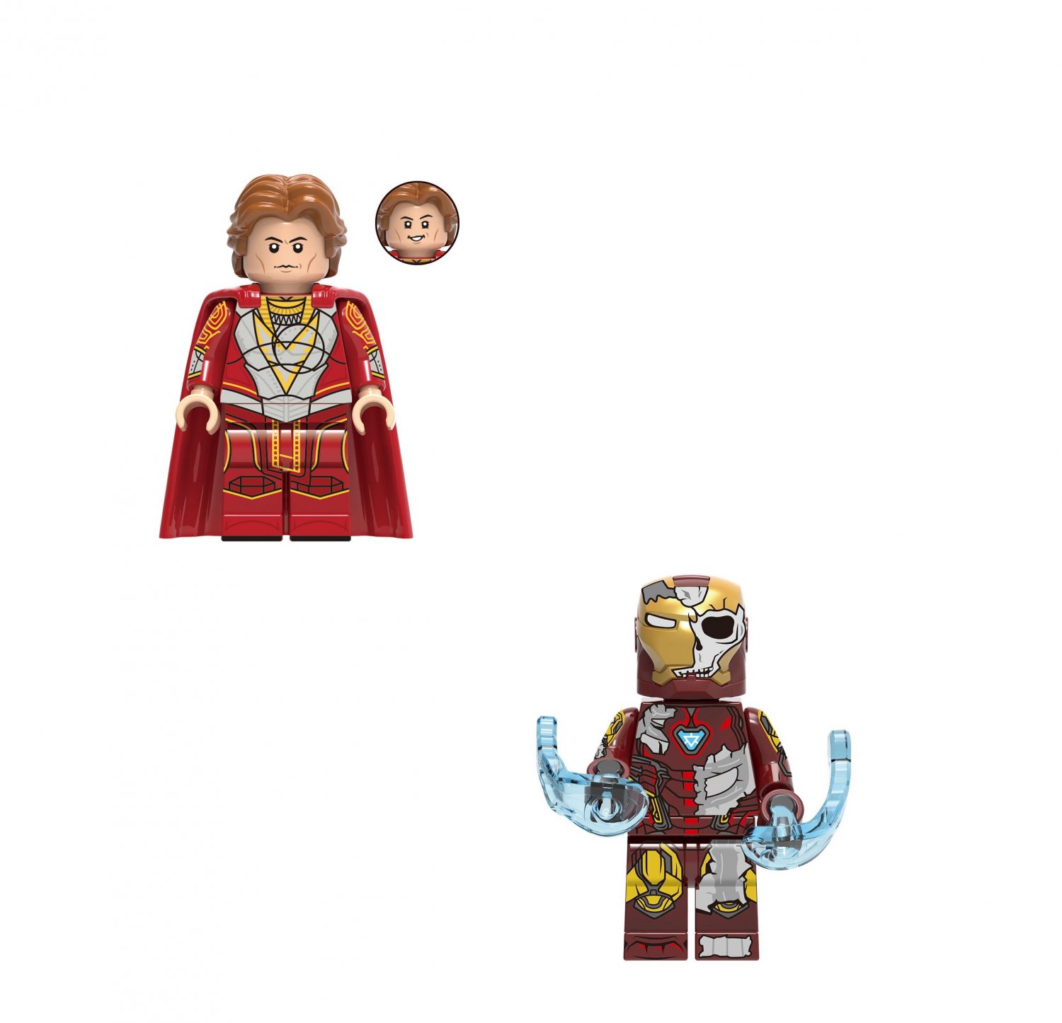 Iron Man VS Starfox Minifigures Lego Compatible The Avengers Super Heroes Sets