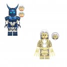 Blue Dragon and Cheetah Minifigures Lego Compatible DC Super Heroes Sets