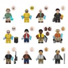 12pcs Breaking Bad Season 5 character Minifigures Lego Compatible American TV Series Set