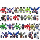 24pcs New Captain America Sam Wilson Minifigures Lego Compatible The Avengers Set